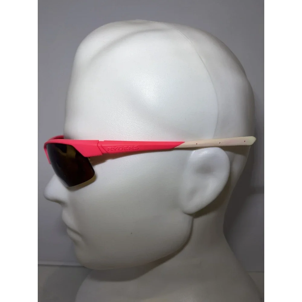 Ryders Saber R872-011 Sport Sunglasses Matte Pink Brown Lenses New w/ Tags Box